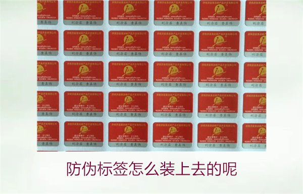 防偽標簽怎么裝上去的呢，了解防偽標簽的安裝方法和注意事項(圖1)