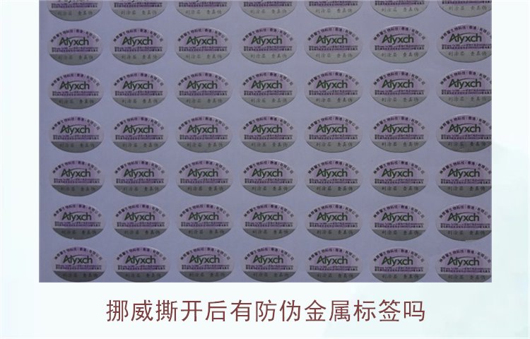 挪威撕開后有防偽金屬標簽嗎？揭示挪威商品防偽標簽的特點與應用(圖1)