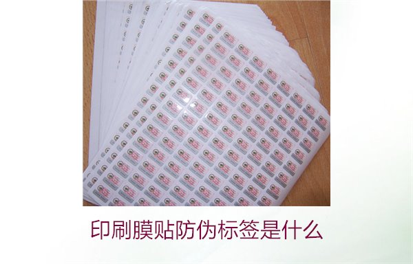 印刷膜貼防偽標簽是什么？解析印刷膜貼防偽標簽的特點與應用(圖3)