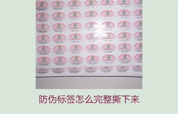 防偽標簽怎么完整撕下來？方法步驟詳解及注意事項(圖3)